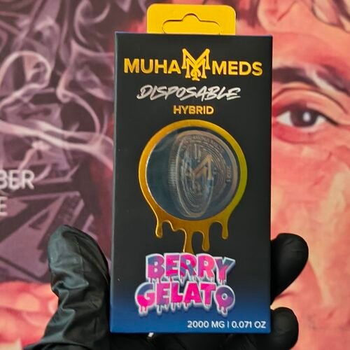 BERRY GELATO 1 MUHA MEDS V2 BERRY GELATO (HYBRID) 2gr