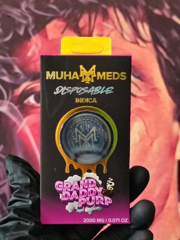 GRAND DADDY PURP 1 MUHA MEDS V2 GRAND DADDY PURP (INDICA) 2gr