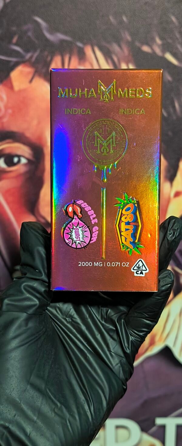MUHA MEDS DUAL FATSO & BUBBLE GUM BURST (INDICA & INDICA) 2gr
