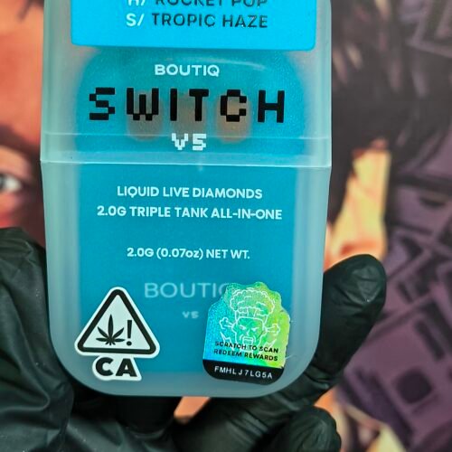 BOUTIQ SWITCH V3 ARCTIC FROST, ROCKET POP & TROPIC HAZE (HYBRID, HYBRID & SATIVA) 2gr