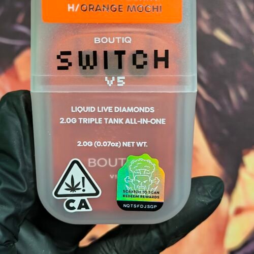 BOUTIQ SWITCH V3 CHERRY LIME, CRUNCH BERRY & ORANGE MOCHI (SATIVA, INDICA & HYBRID) 2gr