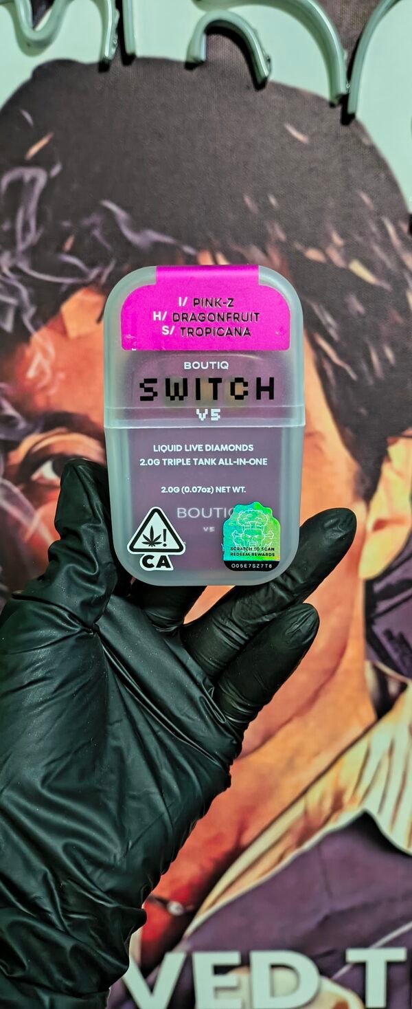 BOUTIQ SWITCH V3 PINK-Z, DRAGONFRUIT & TROPICANA (INDICA, HYBRID & SATIVA) 2gr
