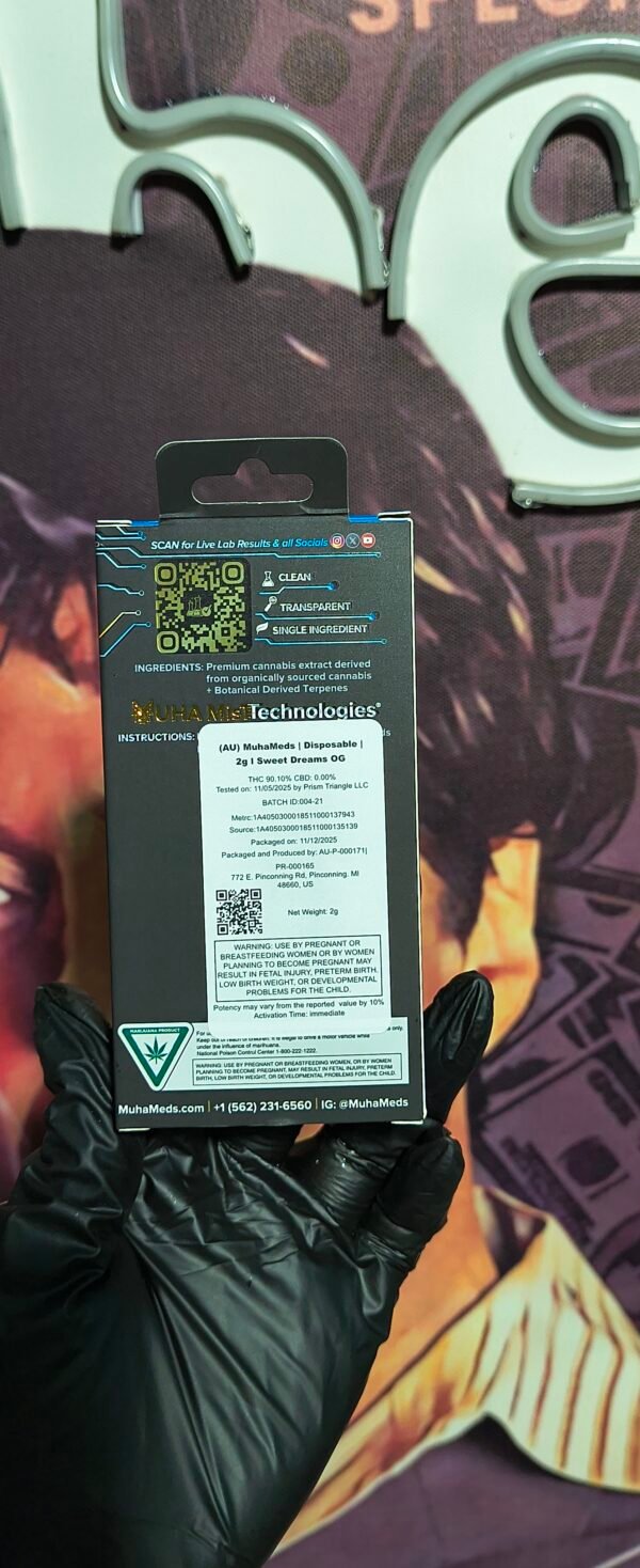 MUHA MEDS V4 SWEET DREAMS OG (INDICA) 2gr