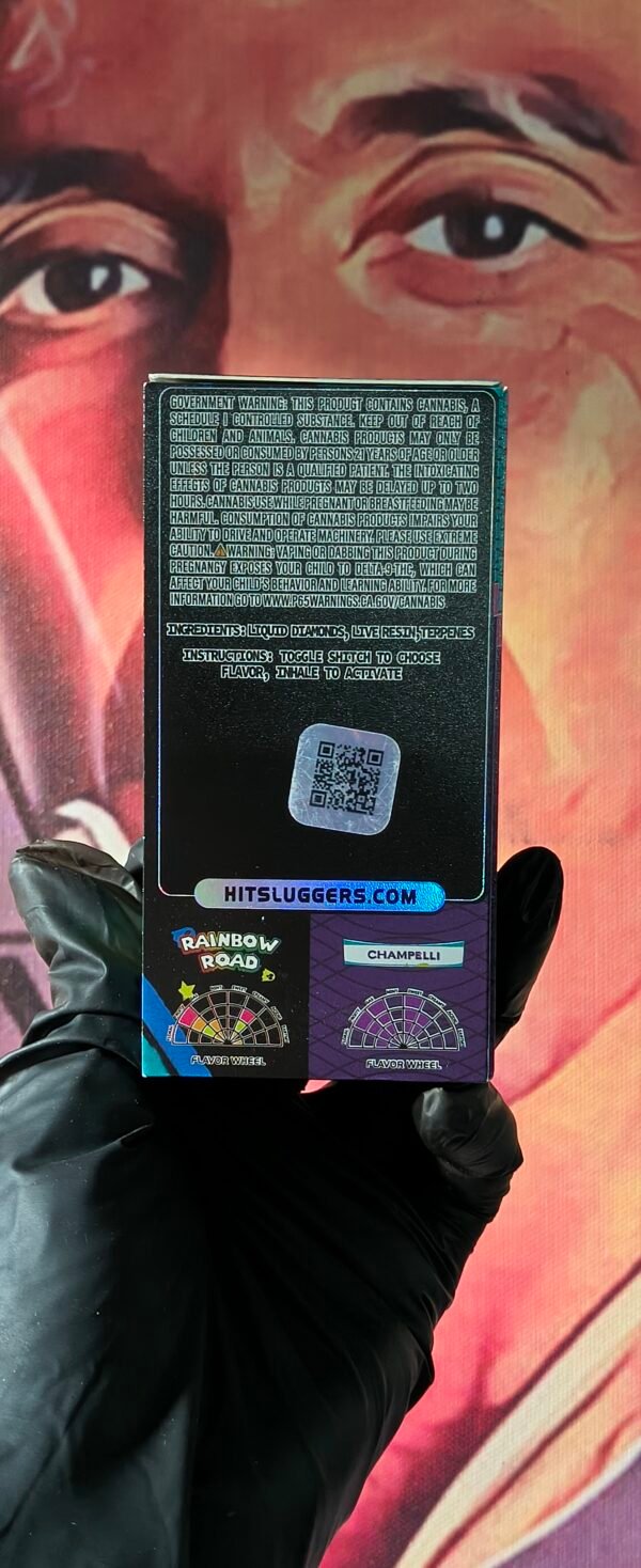 SLUGGERS DUAL CHAMPELLI CASSIS & RAINBOW ROAD (INDICA & SATIVA) 2gr