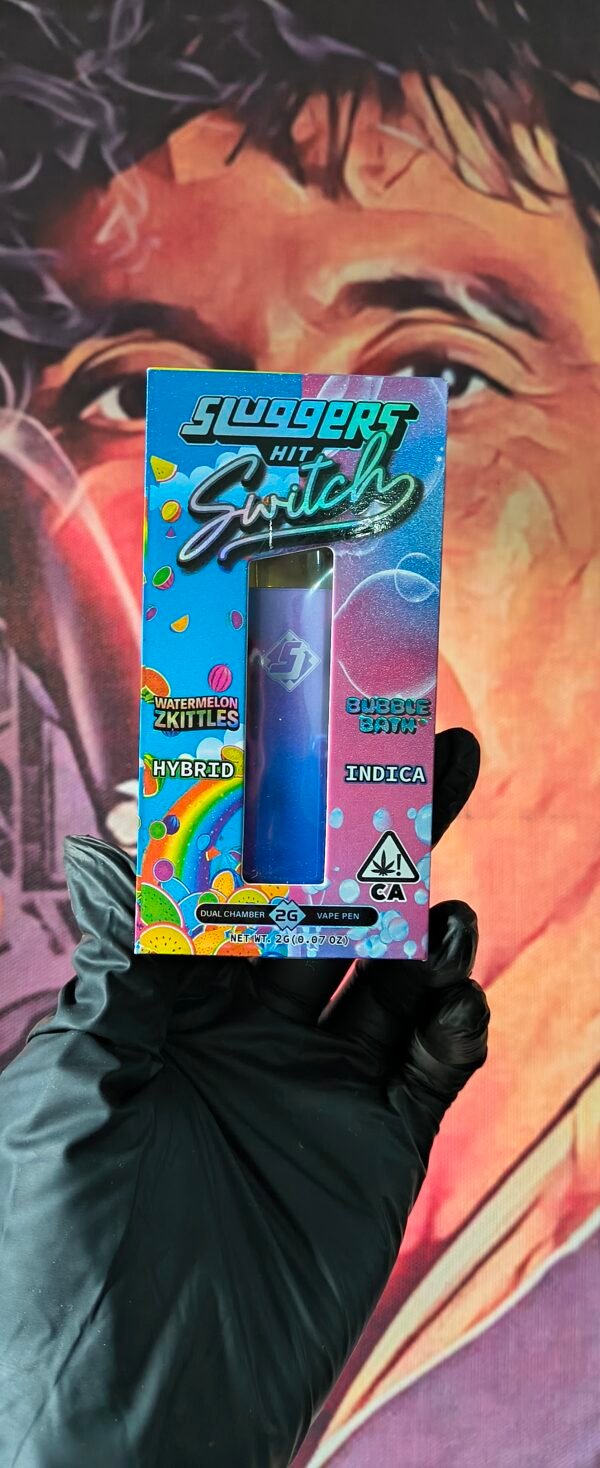 SLUGGERS DUAL WATERMELON ZKITTLES & BUBBLE BATH (HYBRID & INDICA) 2gr