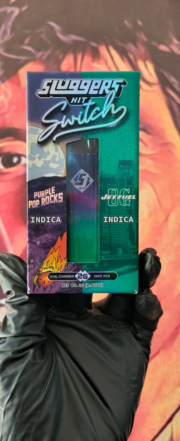 SLUGGERS DUAL PURPLE POP ROCKS & JET FUEL OG (INDICA & INDICA) 2gr