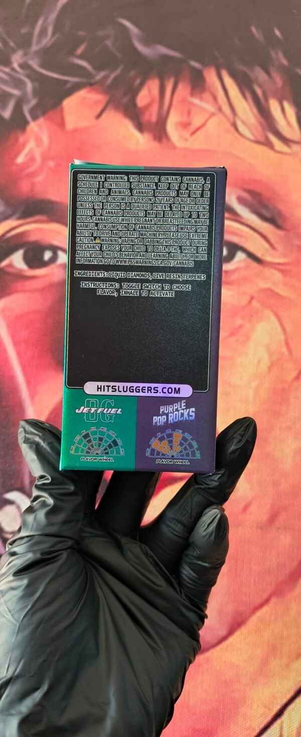 SLUGGERS DUAL PURPLE POP ROCKS & JET FUEL OG (INDICA & INDICA) 2gr