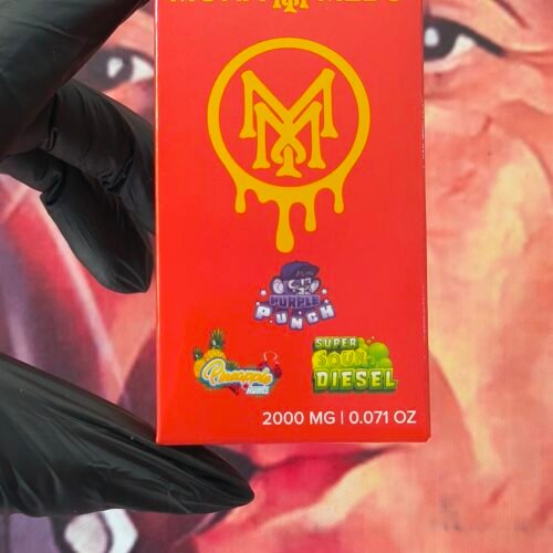 MUHA MEDS TRIPLE PURPLE PUNCH & PINEAPPLE RUNTS & SUPER SOUR DIESEL (INDICA & SATIVA & HYBRID) 2gr