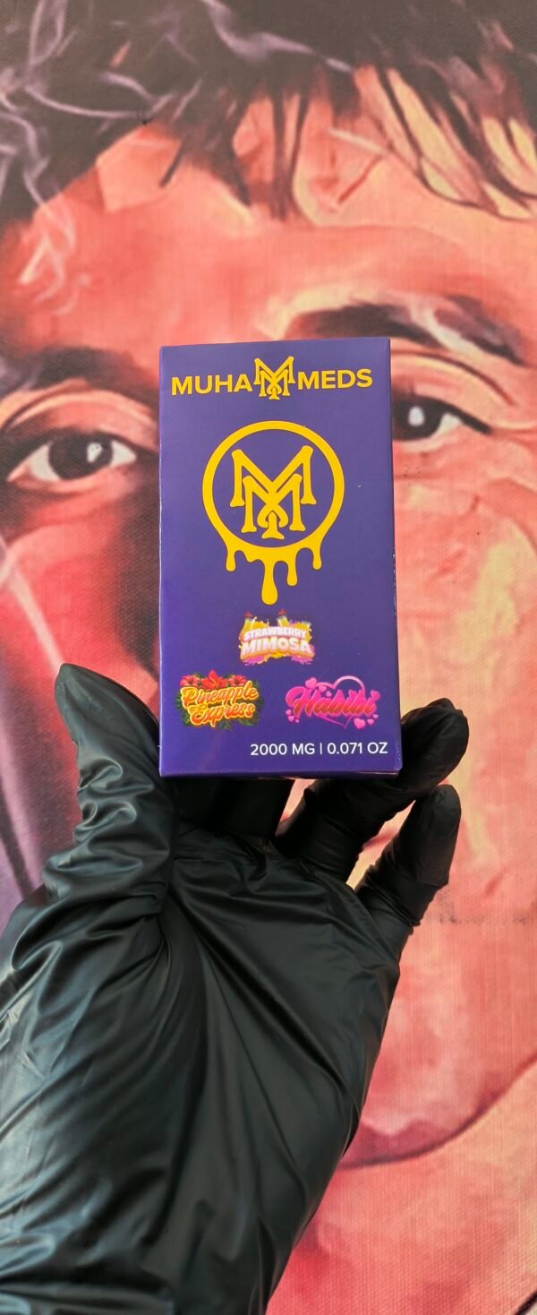 STRAWBERRY MIMOSA 1 MUHA MEDS TRIPLE STRAWBERRY MIMOSA & PINEAPLE EXPRESS & HABIBI (INDICA & SATIVA & HYBRID) 2gr