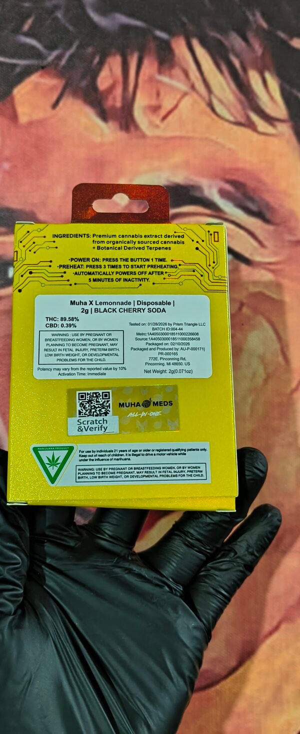 MUHA MEDS GALLETA BLACK CHERRY SODA (INDICA) 2gr