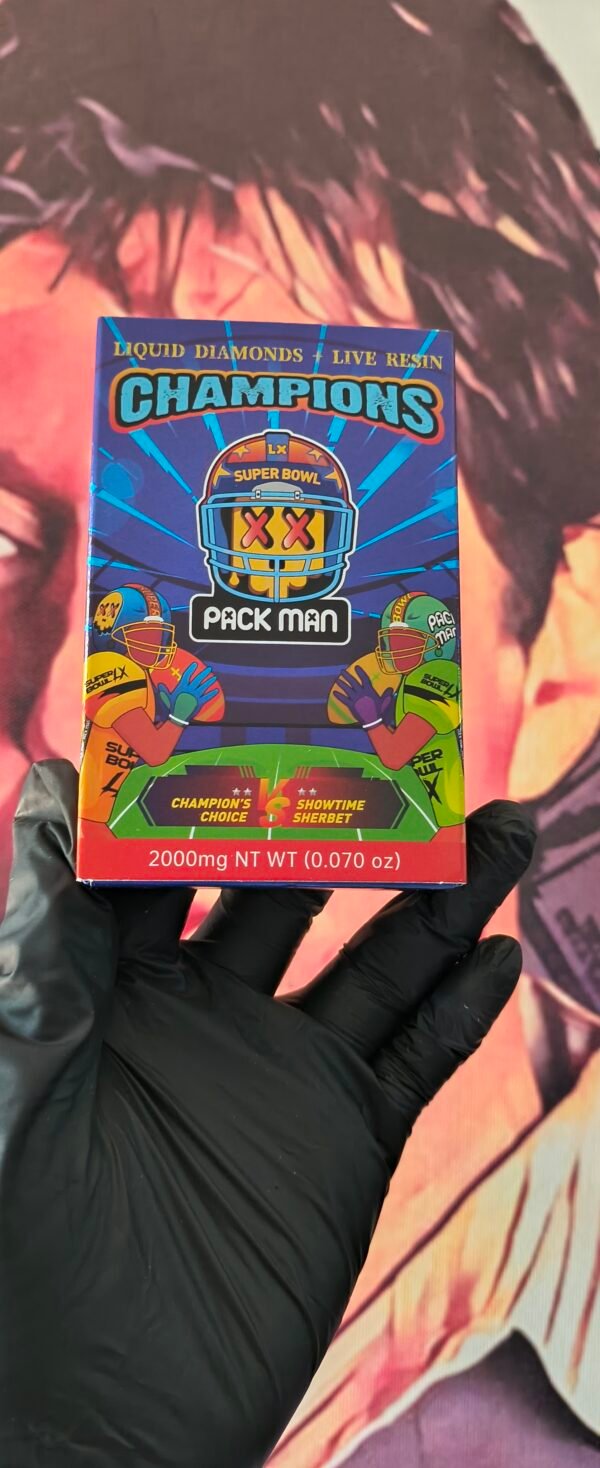 PACK MAN NFL CHAMPION`S CHOICE & SHOWTIME SHERBET (SATIVA & SATIVA) 2gr