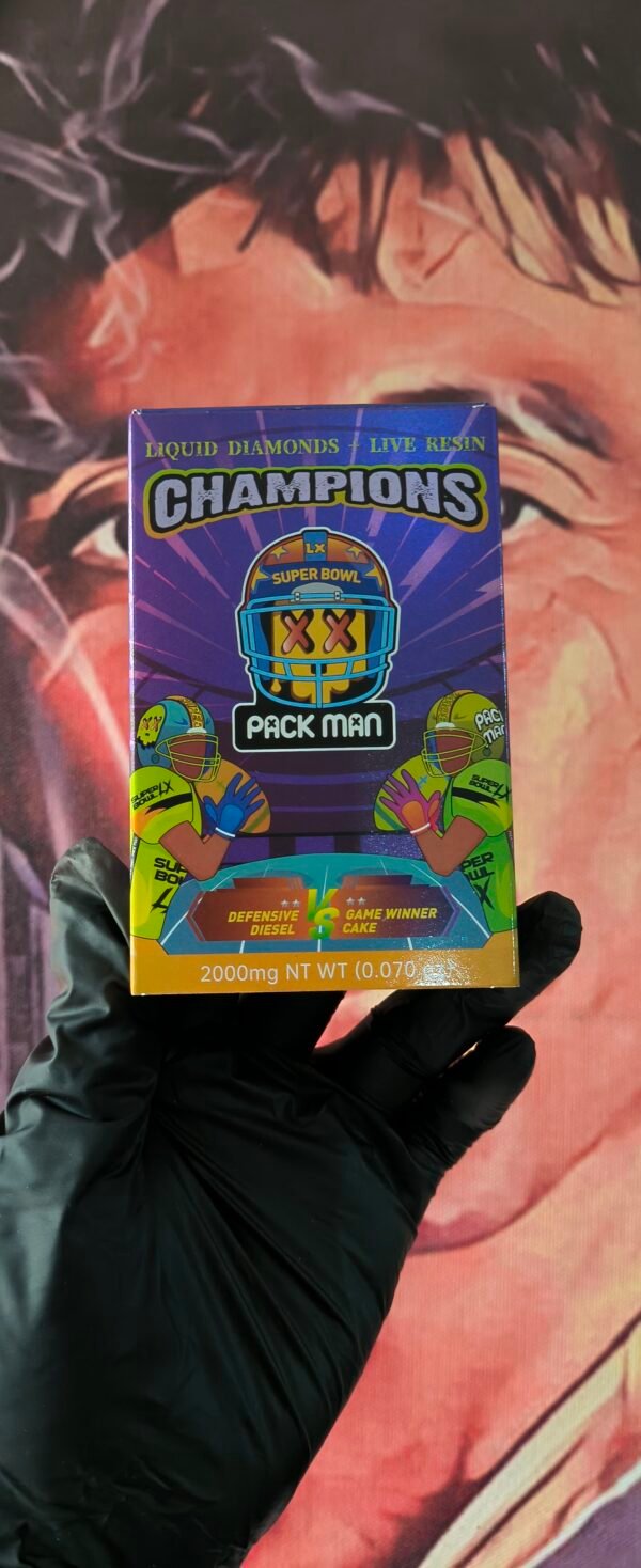 PACK MAN NFL DEFENSIVE DIESEL & GAME WINNER CAKE (HYBRID & INDICA) 2gr