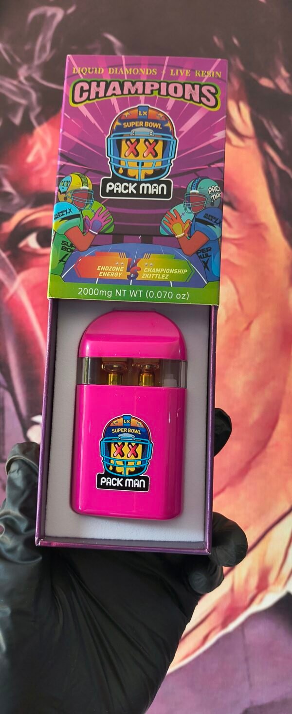 PACK MAN NFL ENDZONE ENERGY & CHAMPIONSHIP ZKITTLEZ (HYBRID & SATIVA) 2gr