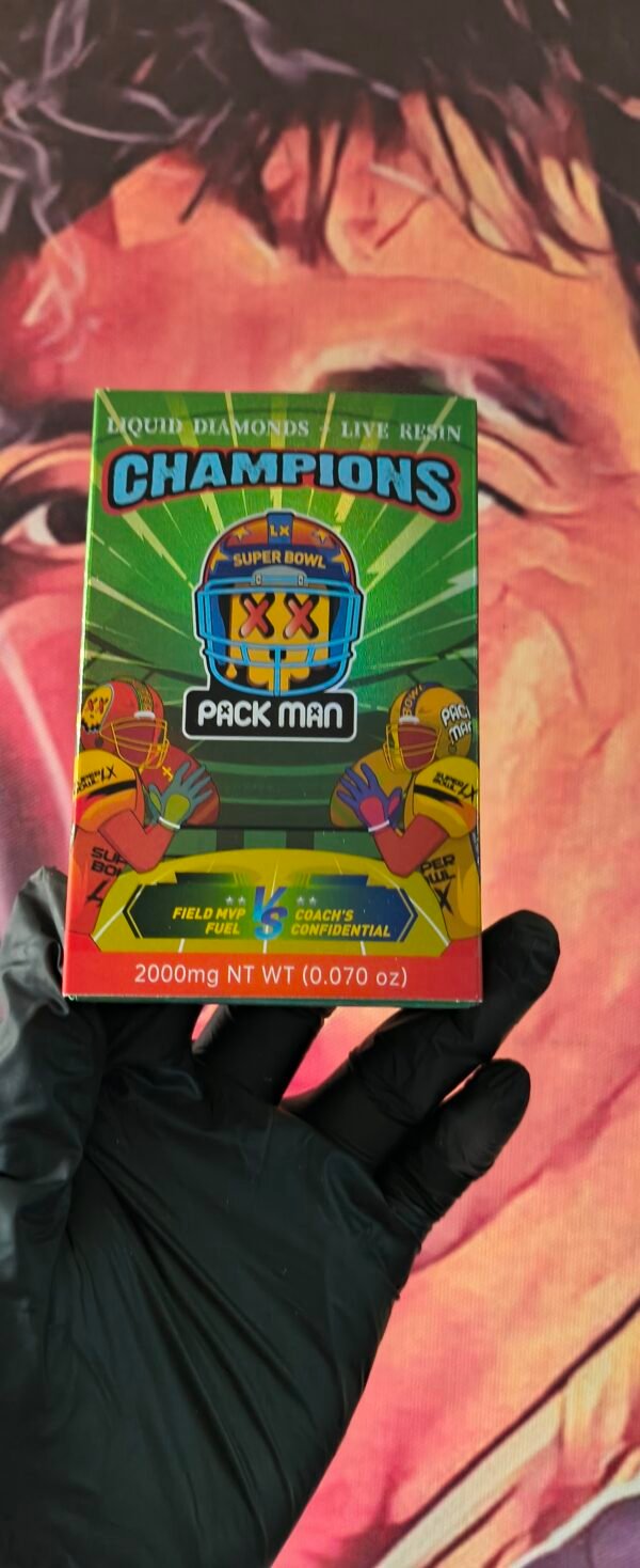 PACK MAN NFL FIELD MVP FUEL & COACH`S CONFIDENTIAL (INDICA & SATIVA) 2gr