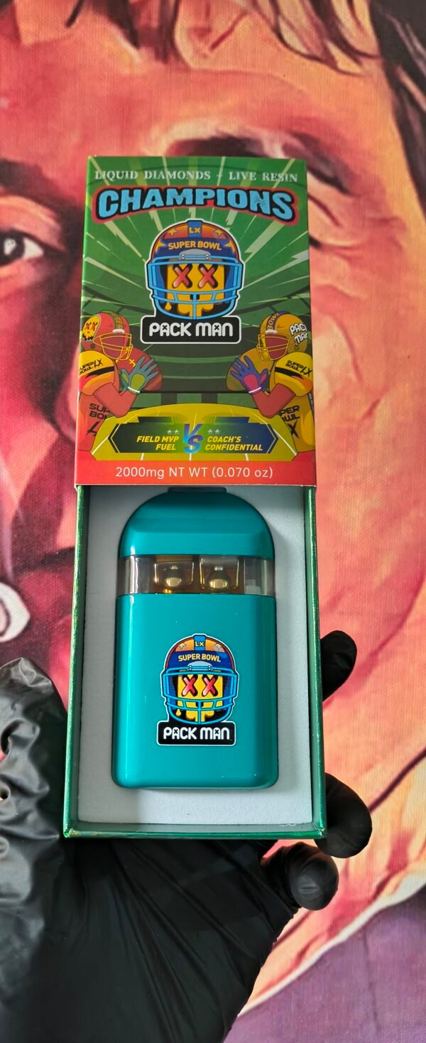 PACK MAN NFL FIELD MVP FUEL & COACH`S CONFIDENTIAL (INDICA & SATIVA) 2gr