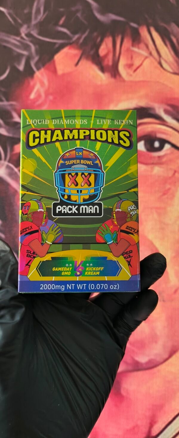 PACK MAN NFL GAMEDAY GMO & KICROFF KREAM (INDICA & INDICA) 2gr