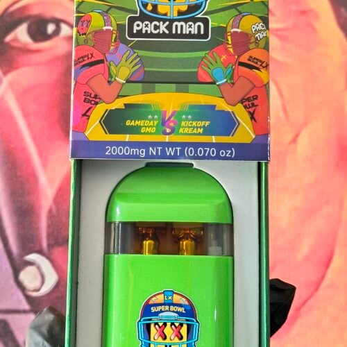 PACK MAN NFL GAMEDAY GMO & KICROFF KREAM (INDICA & INDICA) 2gr
