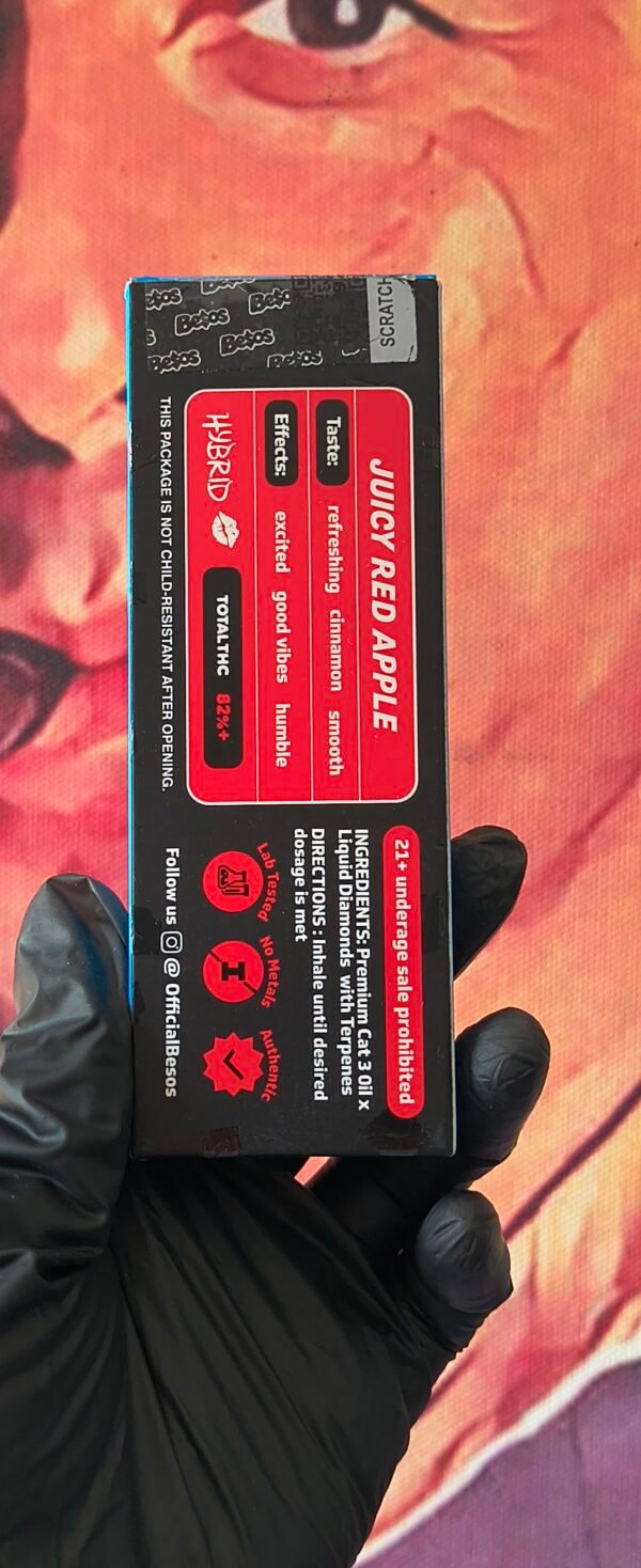 BESOS AZUL JUICY RED APPLE (HYBRID) 2gr