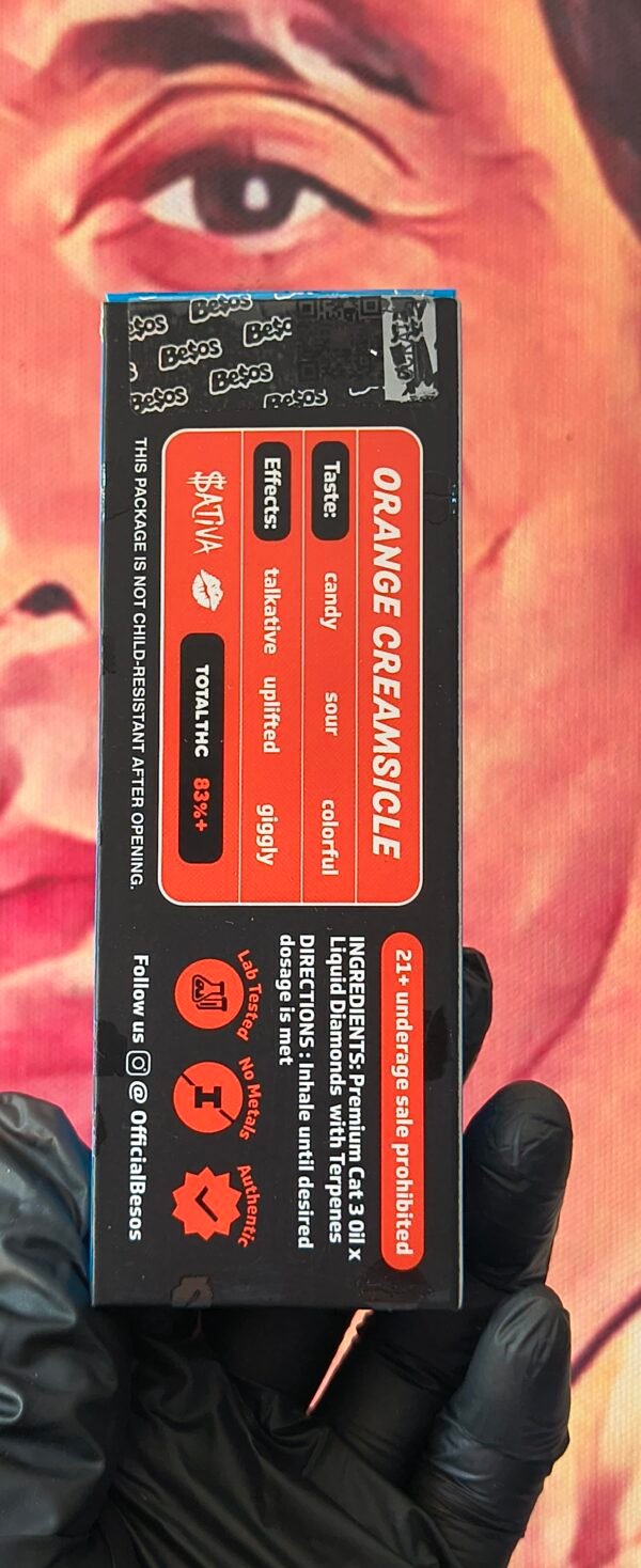 BESOS AZUL ORANGE CREAMSICLE (SATIVA) 2gr