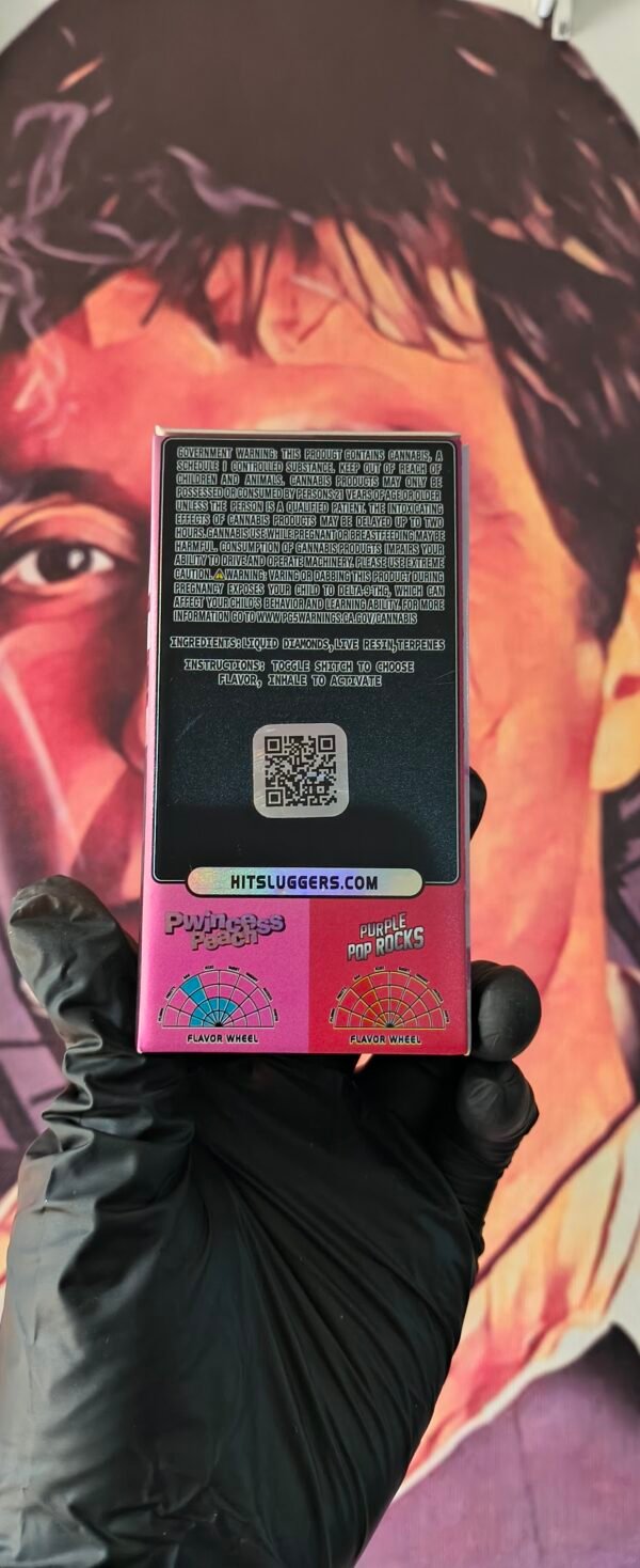 SLUGGERS DUAL PWINCESS PEACH & PURPLE POP ROCKS (HYBRID & SATIVA) 2gr