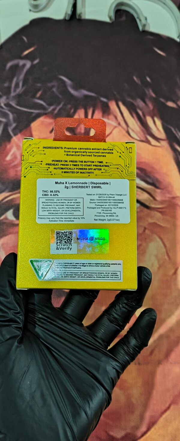 MUHA MEDS GALLETA SHERBERT SWIRL (HYBRID) 2gr