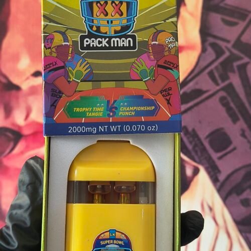 PACK MAN NFL TROPHY TIME TANGIE & CHAMPIONSHIP PUNCH (INDICA & HYBRID) 2gr