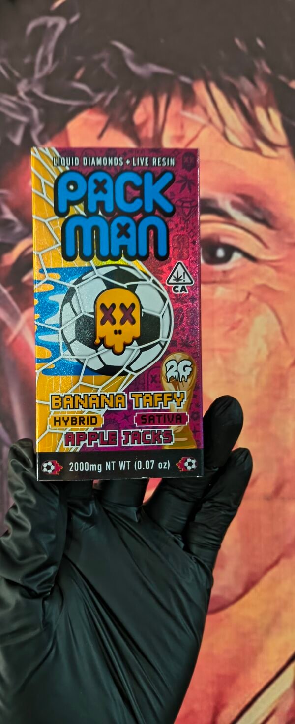 PACKMAN MUNDIALISTA BANANA TAFFY & APPLE JACKS (HYBRID & SATIVA) 2gr