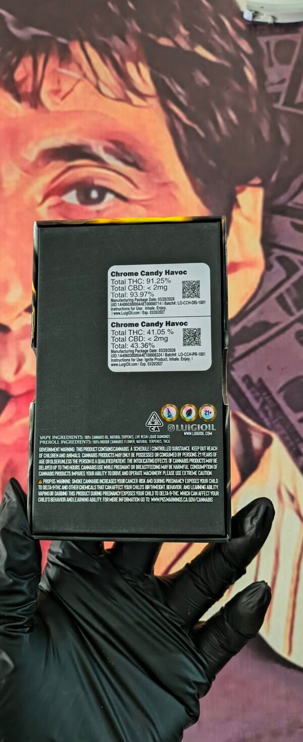 LUIGI V3 CHROME CANDY HAVOC (HYBRID) 2gr