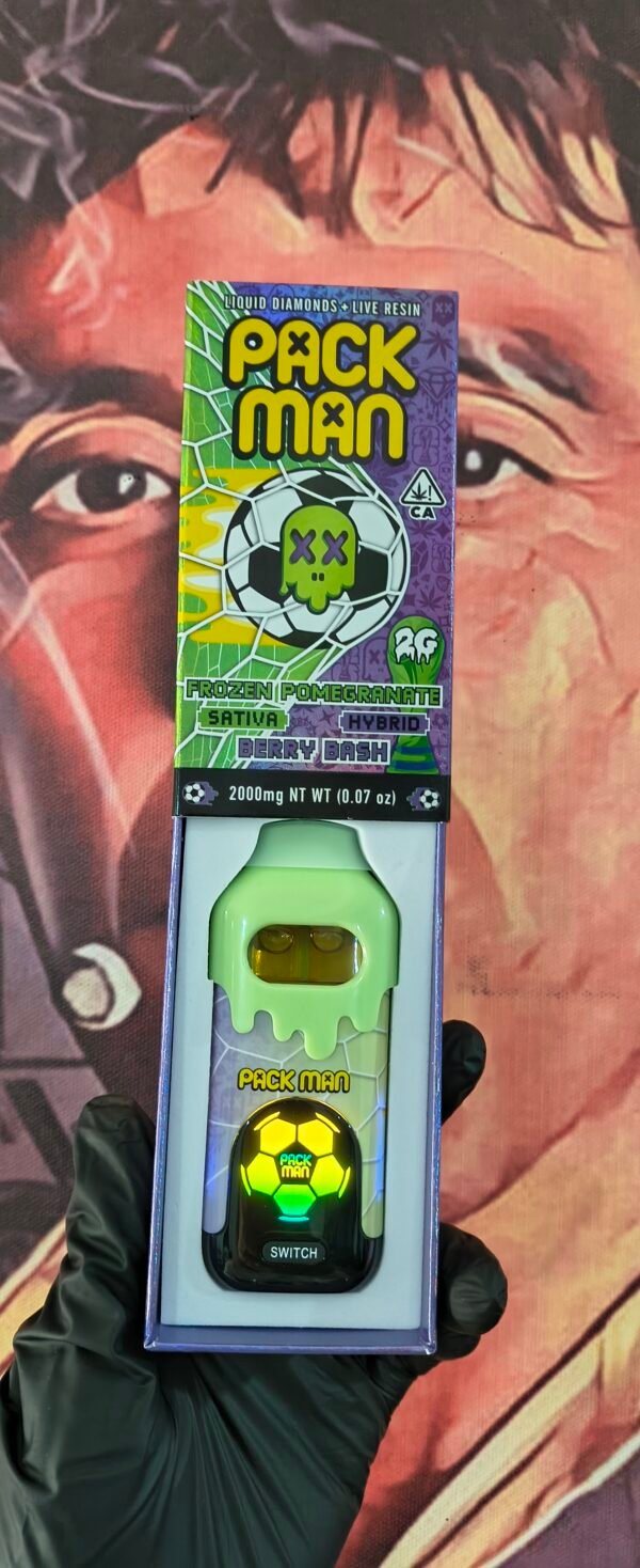 FROZEN POMEGRANATE 3 PACKMAN MUNDIALISTA FROZEN POMEGRANATE & BERRY BASH (SATIVA & HYBRID) 2gr