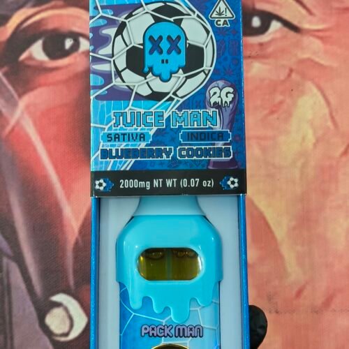 JUICE MAN 3 PACKMAN MUNDIALISTA JUICE MAN & BLUEBERRY COOKIES (SATIVA & INDICA) 2gr