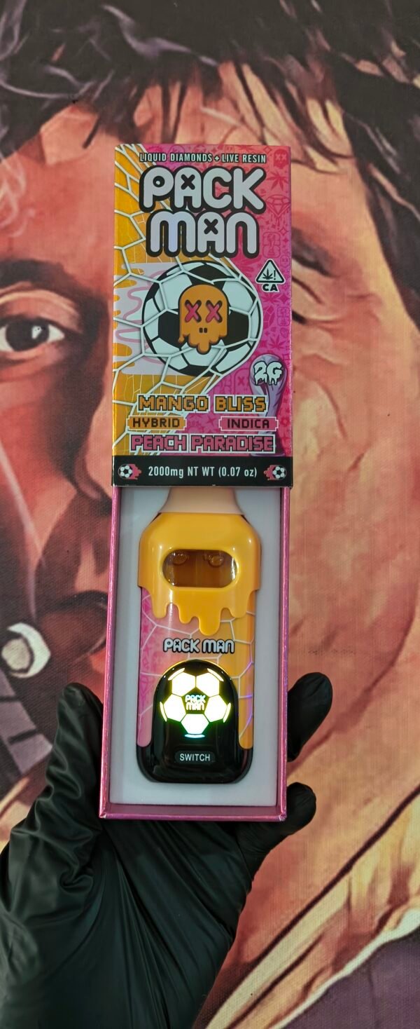 PACKMAN MUNDIALISTA MANGO BLISS & PEACH PARADISE (HYBRID & INDICA) 2gr