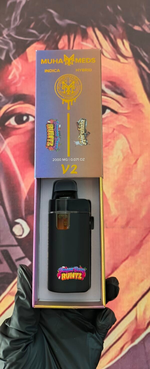 ORAGON BERRY RUNTZ 3 MUHA MEDS DUAL V2 ORAGON BERRY RUNTZ & HORCHATA (INDICA & HYBRID) 2gr