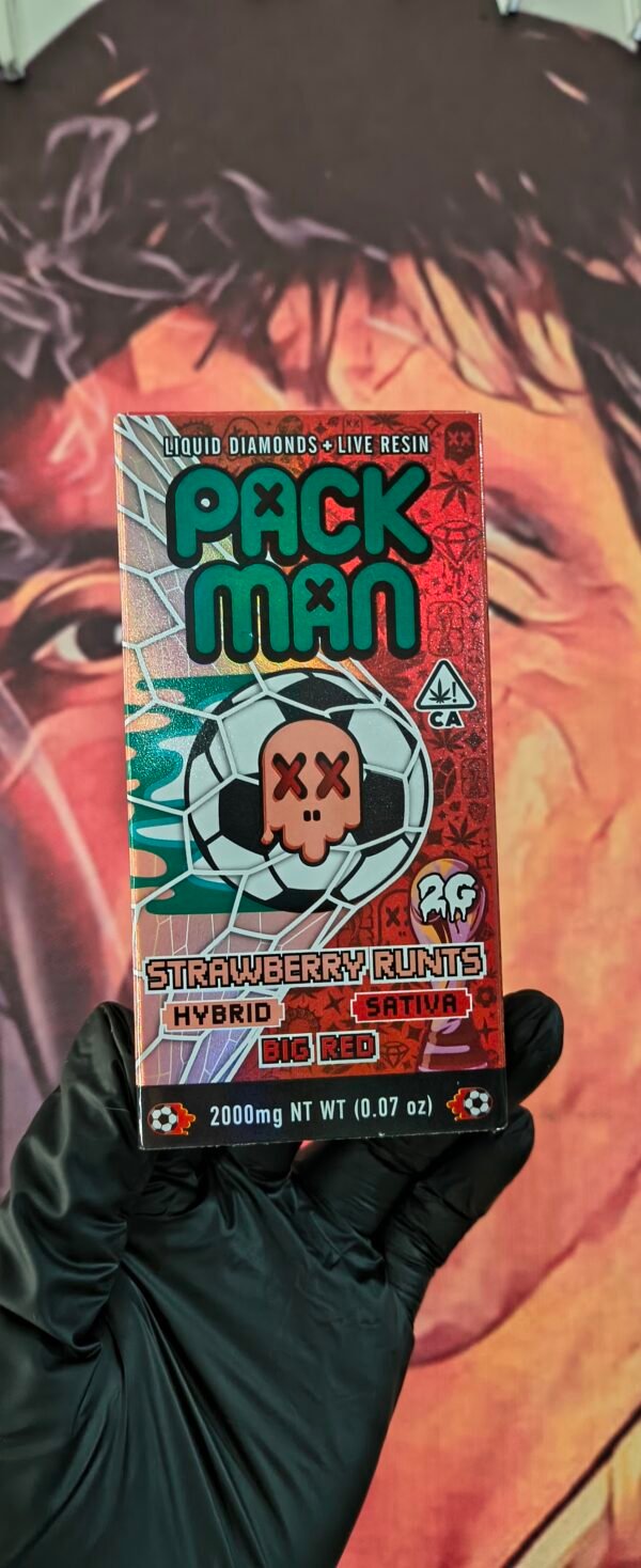 PACKMAN MUNDIALISTA STRAWBERRY RUNTS & BIG RED (HYBRID & SATIVA) 2gr