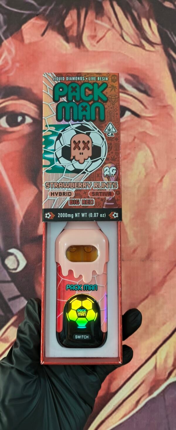 PACKMAN MUNDIALISTA STRAWBERRY RUNTS & BIG RED (HYBRID & SATIVA) 2gr
