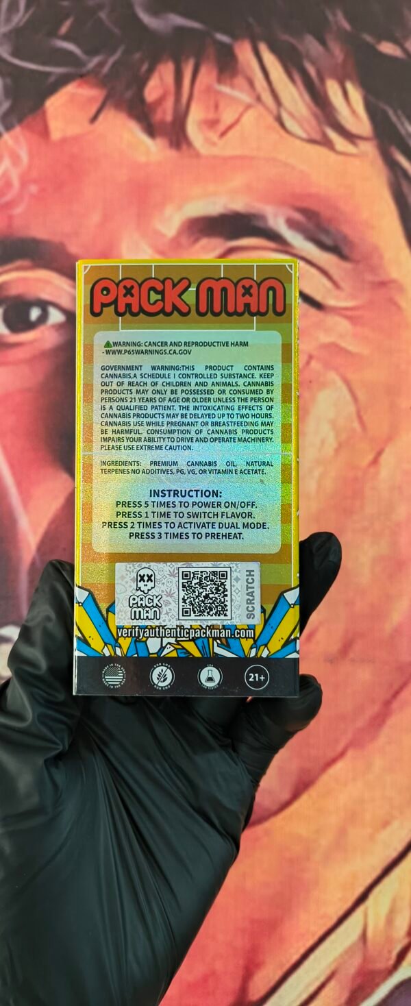 PACKMAN MUNDIALISTA TAHOE OG & PINEAPPLE EXPRESS (INDICA & SATIVA) 2gr