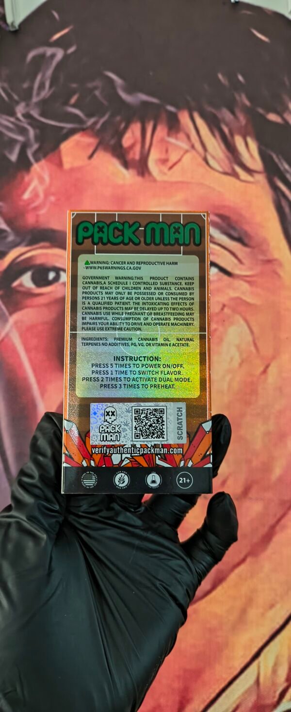 PACKMAN MUNDIALISTA TROPIC TANGO & ORANGE TANGIE (SATIVA & HYBRID) 2gr