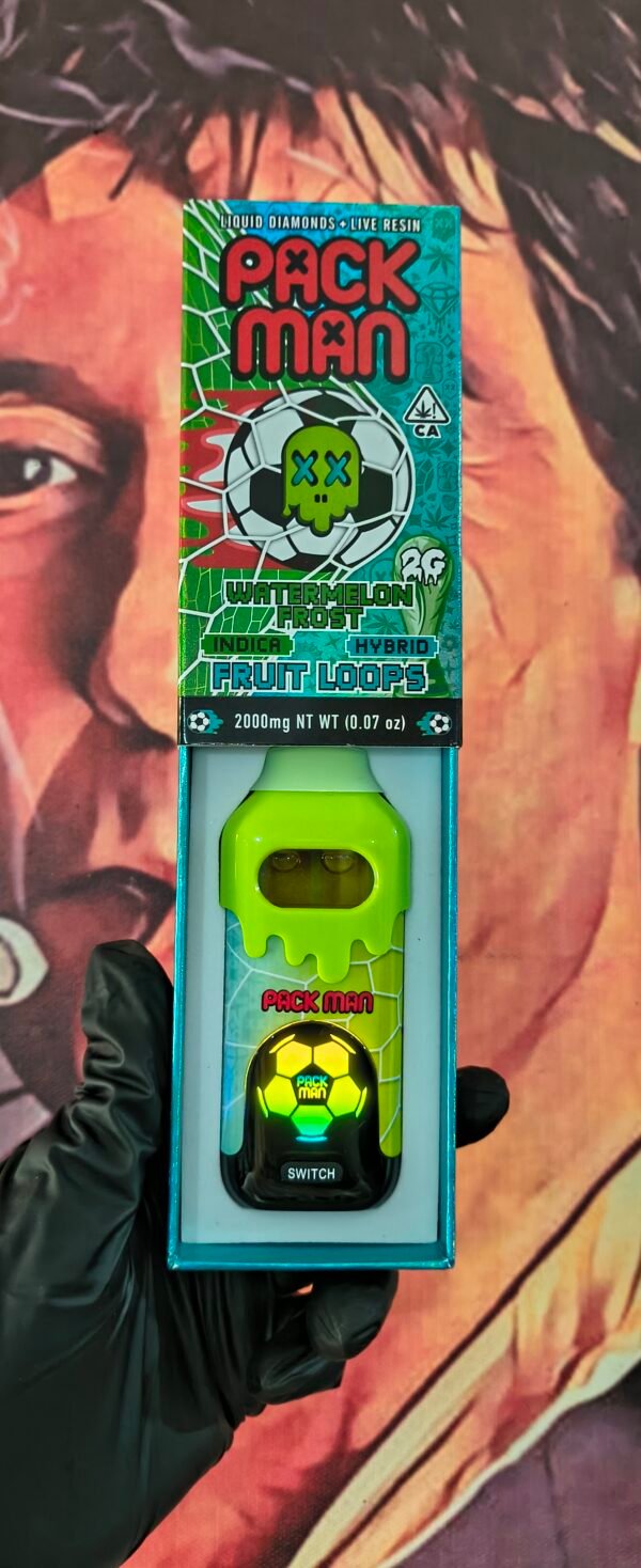 WATERMELON FROST 3 PACKMAN MUNDIALISTA WATERMELON FROST & FRUIT LOOPS (INDICA & HYBRID) 2gr