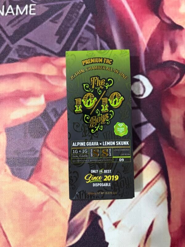 THE 10/10 BOYS DUAL ALPINE GUAVA & LEMON SKUNK (SATIVA & SATIVA) 2gr