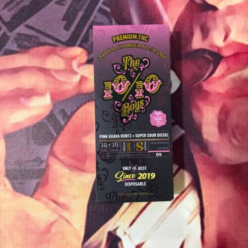 PINK GUAVA RUNZT 1 THE 10/10 BOYS DUAL PINK GUAVA RUNTZ & SUPER SOUR DIESEL (INDICA & SATIVA) 2gr