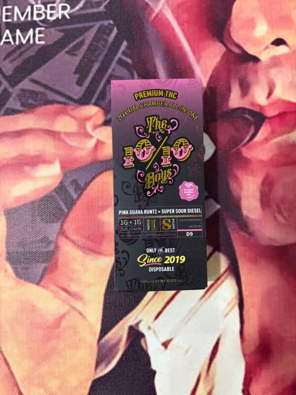 THE 10/10 BOYS DUAL PINK GUAVA RUNTZ & SUPER SOUR DIESEL (INDICA & SATIVA) 2gr
